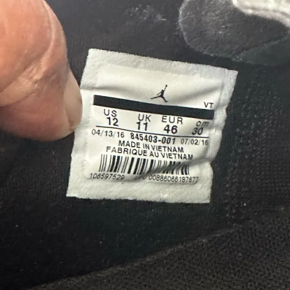 2016 Jordan Trainer 1 'Banned'Men’s Sneakers 12